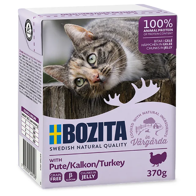 Bozita kousky v želé 12 x 370 g - s tresčím masem