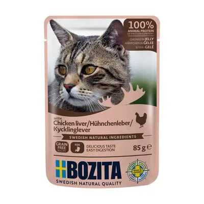 Bozita kousky v želé 24 kapsiček (24 x 85 g) - losos