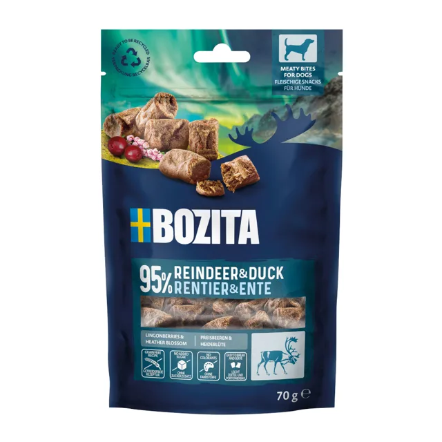 Bozita Meaty Bites - s losem a kachnou (70 g)