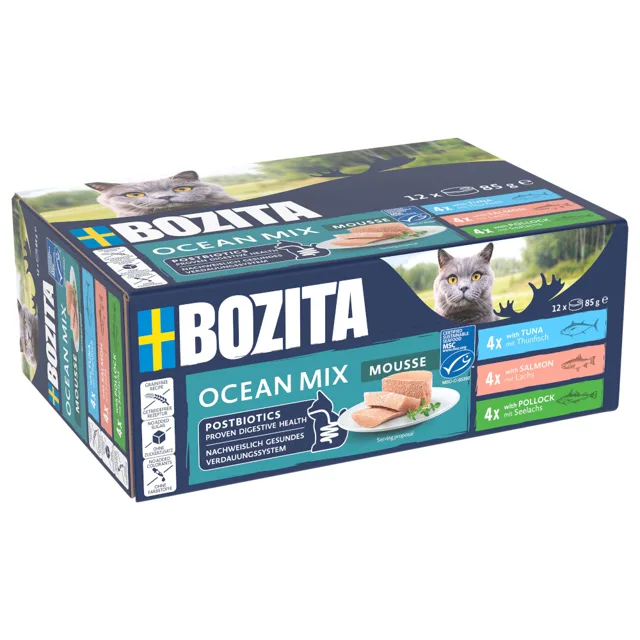 Bozita Mousse 12 x 85 g - mixed ocean