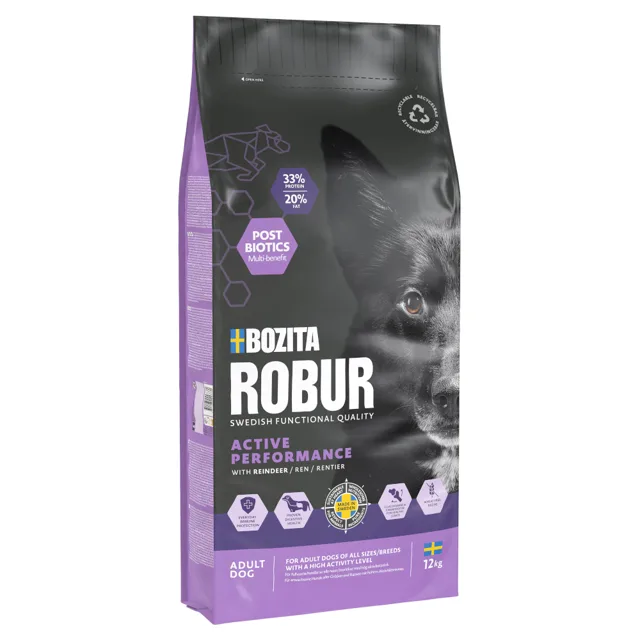 Bozita Robur Adult Active Performance Reindeer - 12 kg