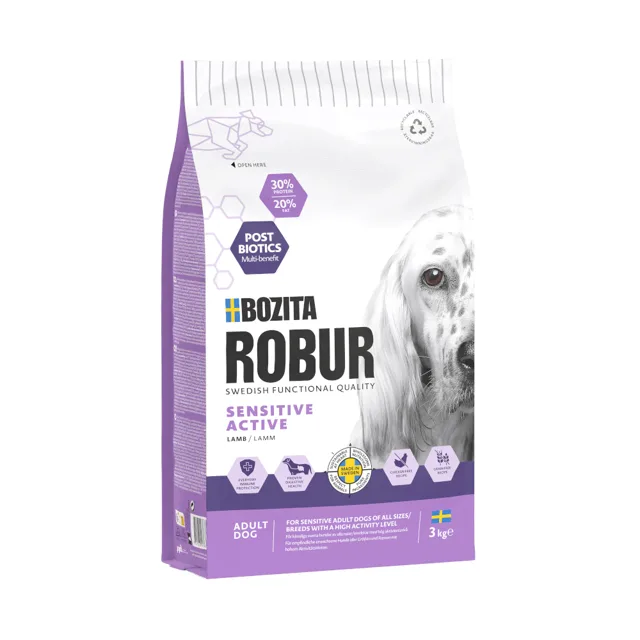 Bozita Robur Sensitive Grain Free Active Lamb - 12 kg