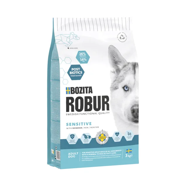Bozita Robur Sensitive Grain Free sob - 3 kg
