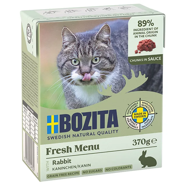 Bozita Tetra kousky v omáčce 6 x 370 g - králík