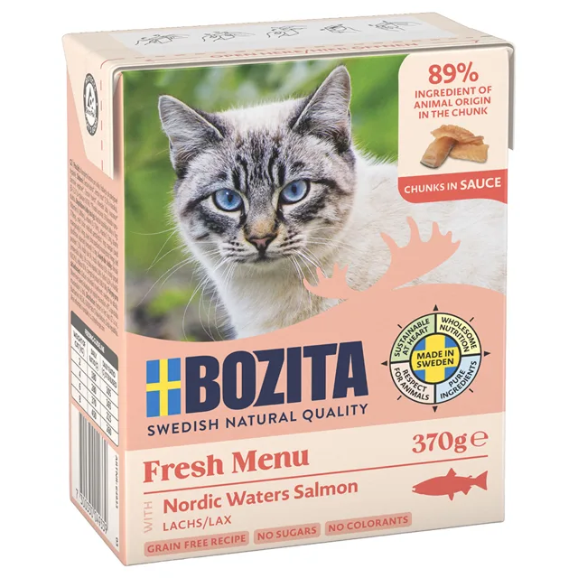 Bozita Tetra kousky v omáčce 6 x 370 g - losos