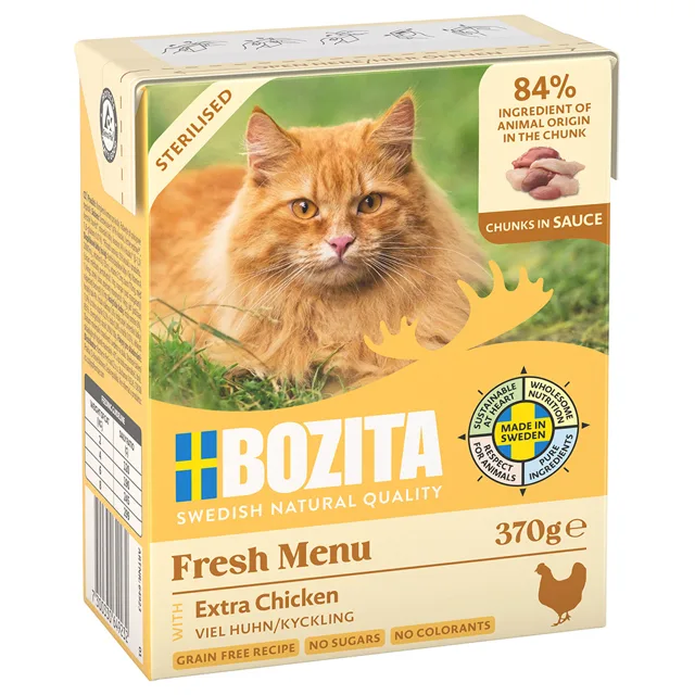 Bozita Tetra kousky v omáčce 6 x 370 g - s kachním