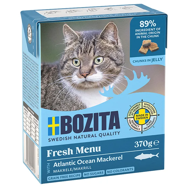 Bozita Tetra kousky v želé 6 x 370 g - s makrelou