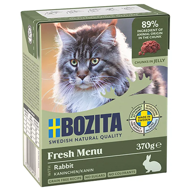 Bozita Tetra kousky v želé 6 x 370 g - Sterilised s jelením