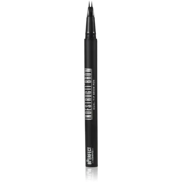 BPerfect Indestructi'Brow Dual-tip Brow Pen oboustranná tužka na obočí odstín Charcoal 1 g