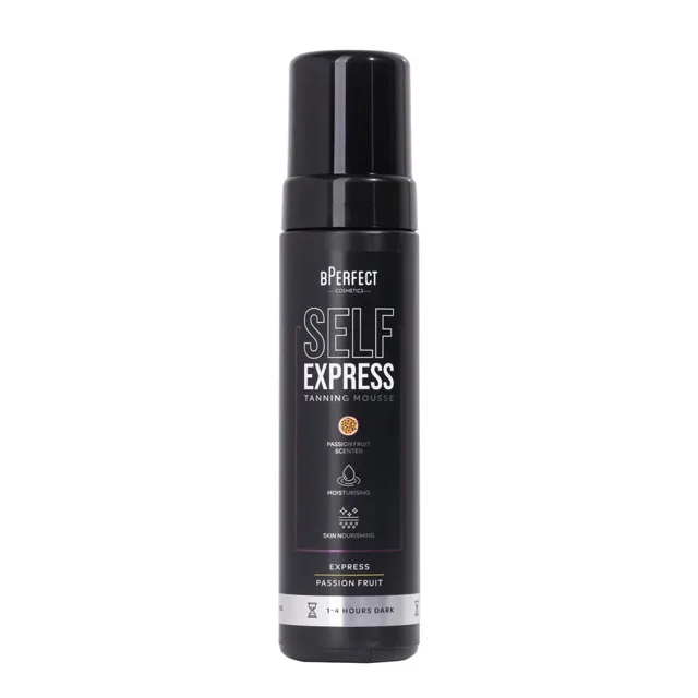 bPerfect SELF EXPRESS TANNING MOUSSE PASSION FRUIT 200 ml, EXP: 05/2026