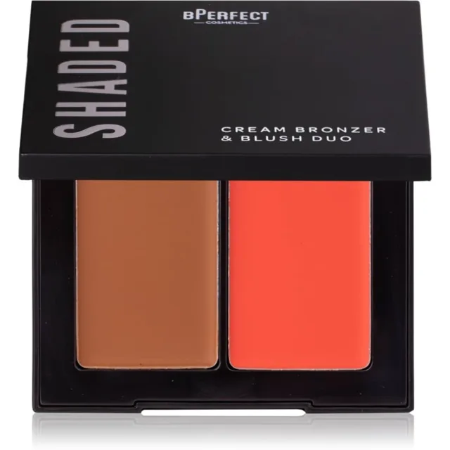 BPerfect Shaded Cream Bronzer & Blush Duo bronzer a tvářenka odstín 02 Medium 7 g