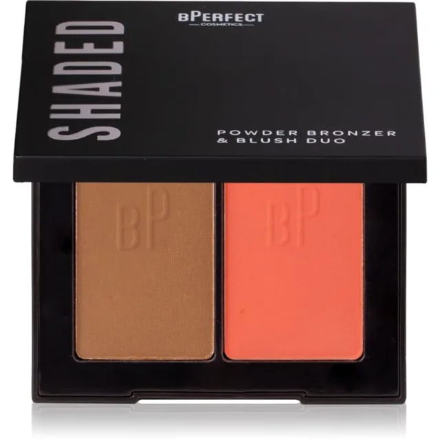 BPerfect Shaded Powder Bronzer & Blush Duo bronzer a tvářenka odstín 02 Medium 7 g