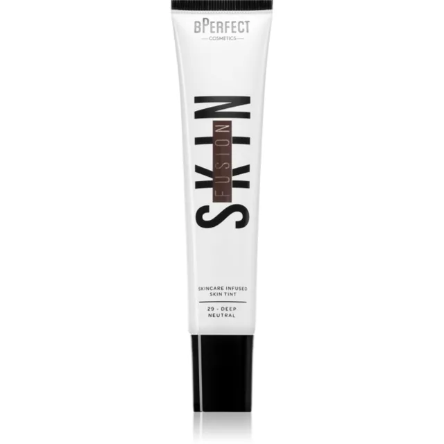 BPerfect Skin Fusion Skincare Infused Skin Tint lehký make-up pro přirozený vzhled odstín 29 Deep Neutral 30 ml