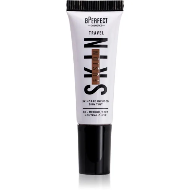 BPerfect Skin Fusion Travel mini tónovací krém cestovní balení odstín medium/deep neutral olive 10 ml