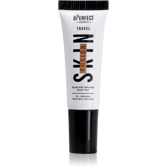 BPerfect Skin Fusion Travel mini tónovací krém cestovní balení odstín medium neutral golden 10 ml