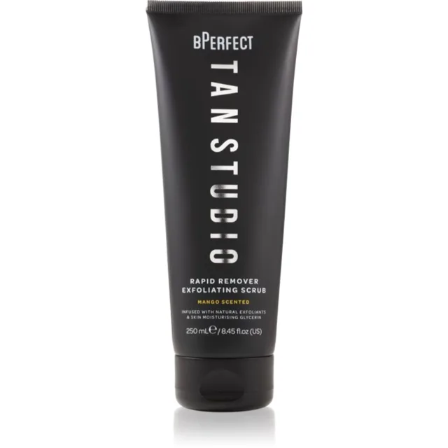 BPerfect Tan Studio Rapid Remover Exfoliating Scrub exfoliační gel 250 ml
