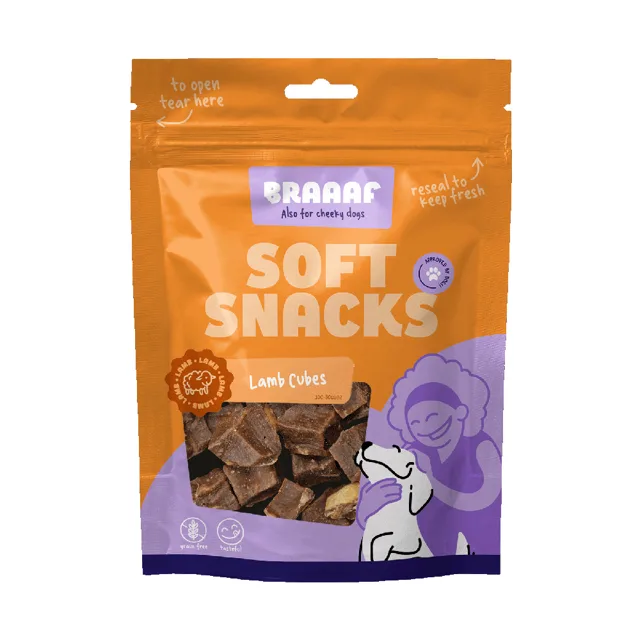 Braaf jehněčí kostky - výhodné balení: 3 x 85 g