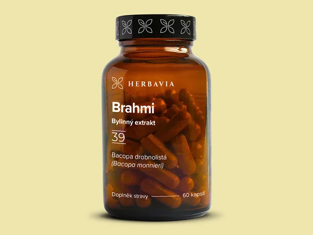 Brahmi bylinný extrakt - 60 kapslí