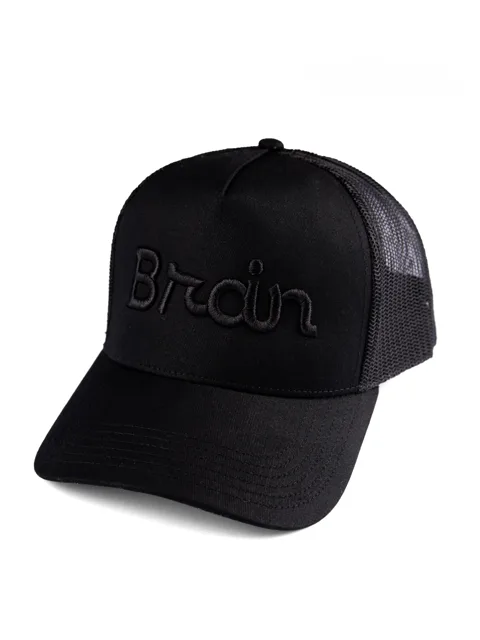 Brain baseball kšiltovka, černá