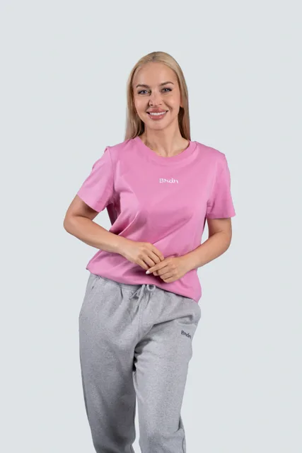 Brain dámské tričko z BIO bavlny, cukrová růžová Velikost: XL