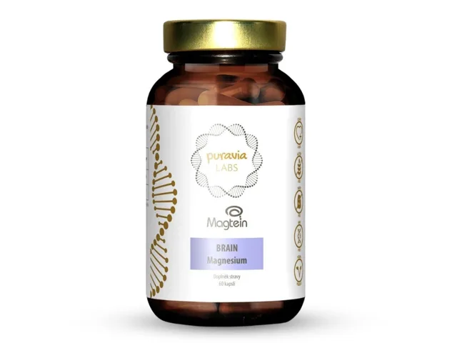 BRAIN Magnesium - hořčík l-treonát, 60 kapslí