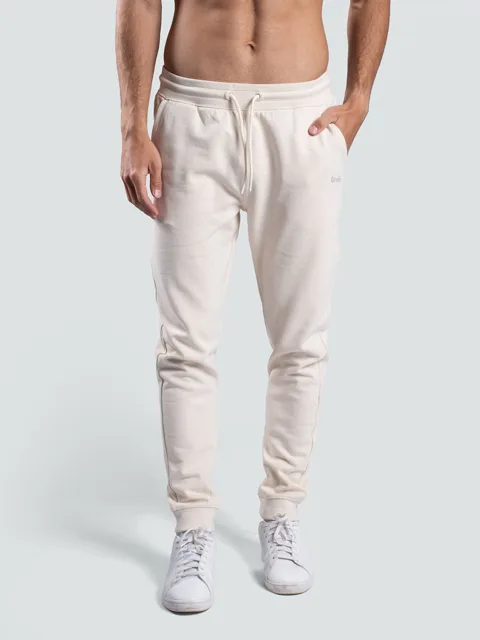 Brain unisex tepláky, krémové Velikost: XL