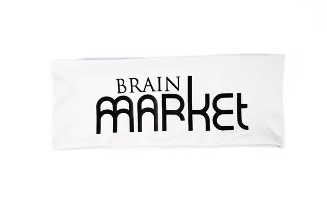 BrainMarket Sportovní čelenka Barva: Bílá