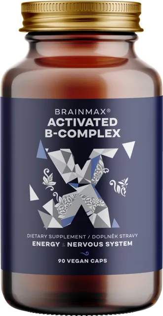 BrainMax Activated B-Complex®, 90 rostlinných kapslí