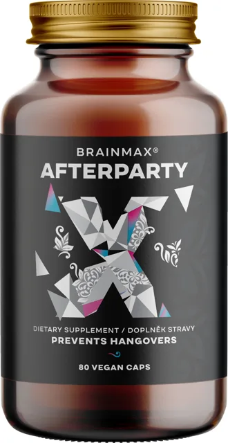 BrainMax AFTERPARTY®, Bojovník za rána bez těžkých kocovin! Počet kapslí: 80 kapslí