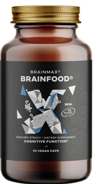 BrainMax BRAINFOOD®, 90 rostlinných kapslí