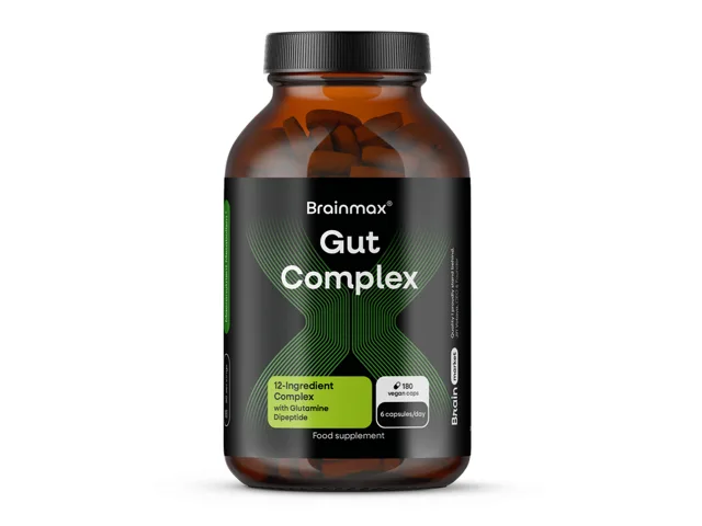 BrainMax BrainMax® Gut Complex, 180 rostlinných kapslí