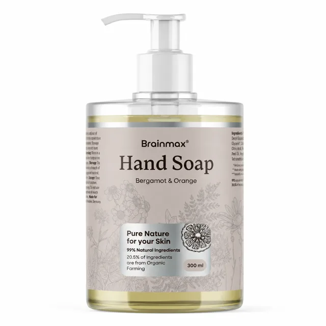 BrainMax BrainMax® Liquid Hand Soap Bergamot & Orange, 300 ml