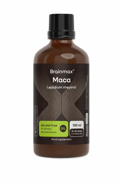 BrainMax BrainMax® Maca Alcohol Free Tincture, 10:1 Extract, 100 ml