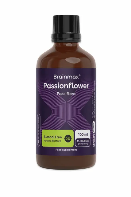 BrainMax BrainMax® Passionflower Alcohol Free Tincture, Extract, 100 ml