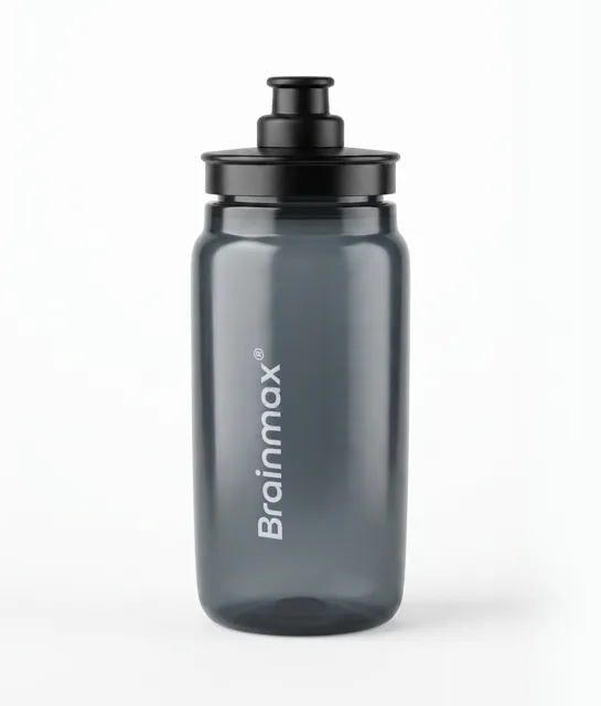 BrainMax BrainMax® Plastová láhev, bidon, kouřově šedá, 550 ml