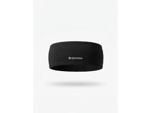 BrainMax BrainMax® unisex merino čelenka, černá