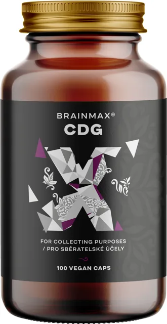 BrainMax CDG, D-glukarát vápenatý, 100 rostlinných kapslí