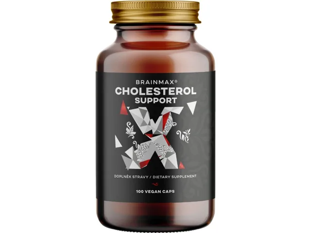 BrainMax Cholesterol Support, 100 rostlinných kapslí