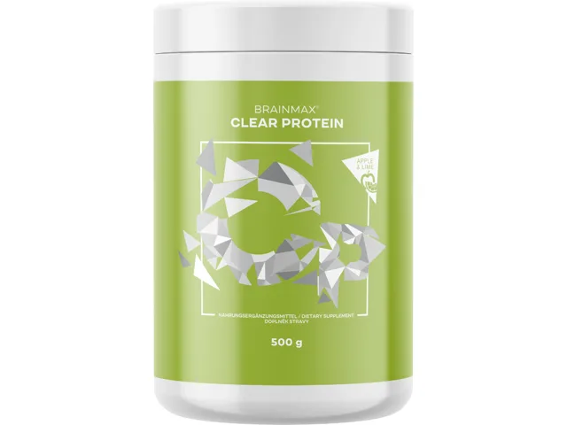 BrainMax Clear Protein®, Apple & Lime, 500 g