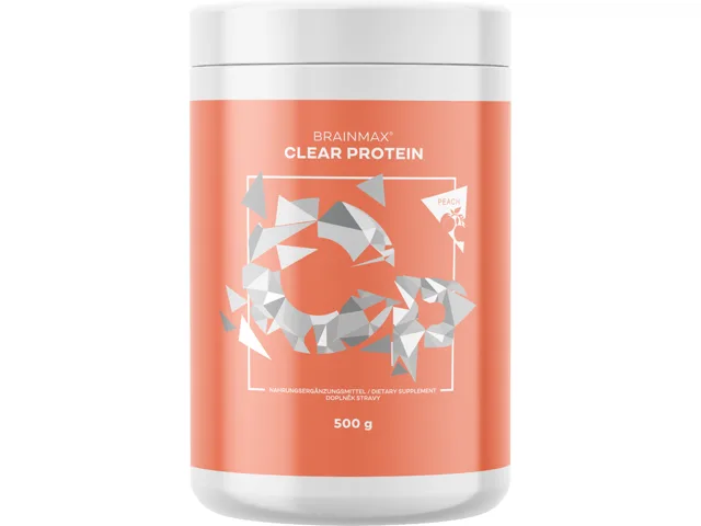 BrainMax Clear Protein®, Peach, 500 g