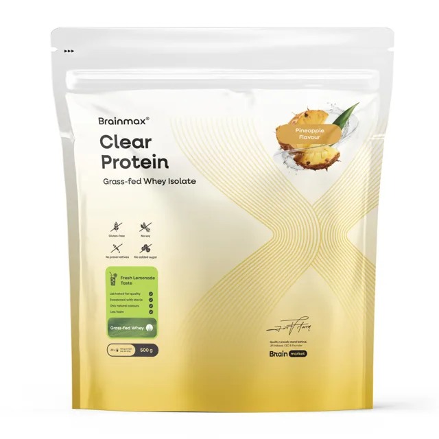 BrainMax Clear Protein®, Pineapple, 500 g