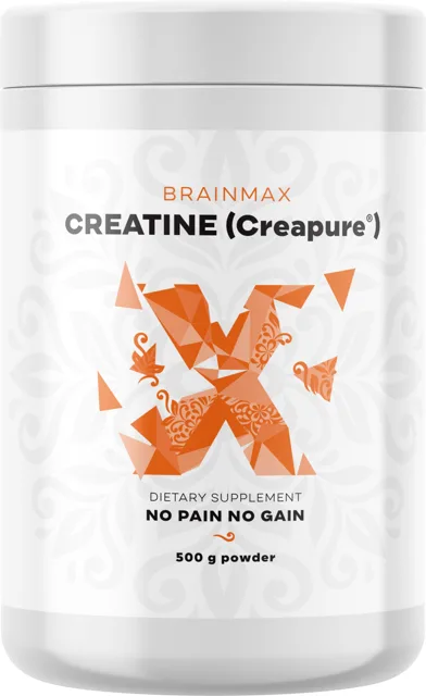BrainMax Creatine® (Creapure®), Kreatin monohydrát, 500 g
