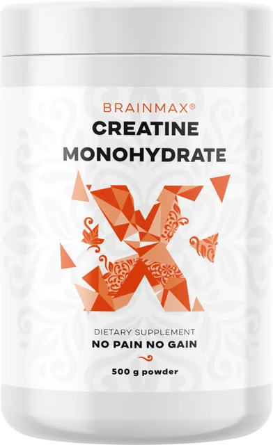 BrainMax Creatine® Monohydrate, Kreatin monohydrát, 500 g