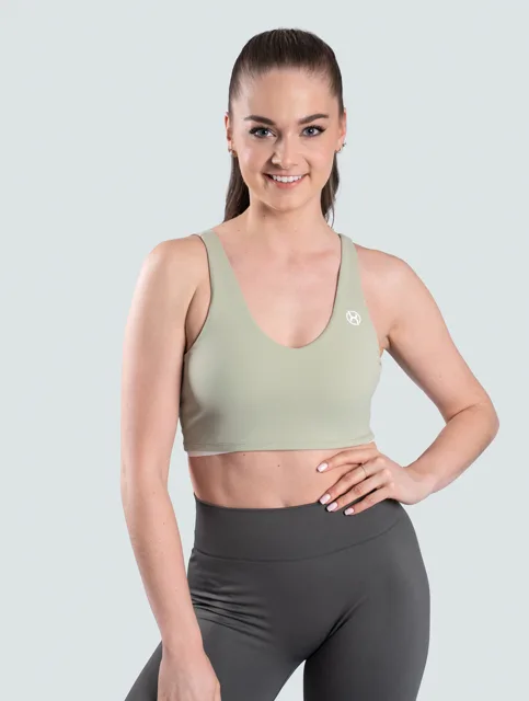 BrainMax dámská sportovní podprsenka Basic, mentolová Velikost: L