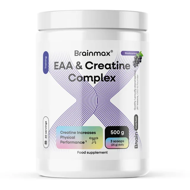 BrainMax® EAA & Creatine Complex, Blackcurrant, 500 g