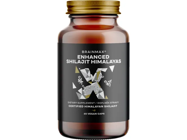BrainMax Enhanced Shilajit Himalayas, 500 mg, 60 rostlinných kapslí