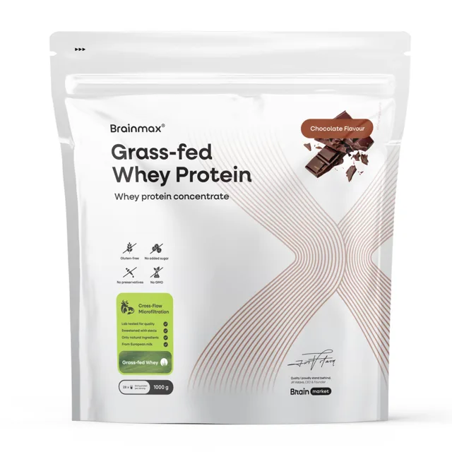 BrainMax Grass-fed Whey Protein®, Chocolate, 1000 g