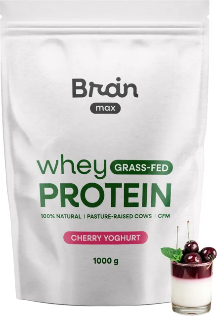 BrainMax Grass-fed Whey Protein®, Třešňový jogurt, 1000 g