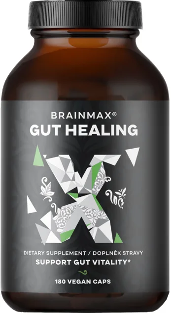 BrainMax Gut Healing®, Střeva a trávení, 180 rostlinných kapslí