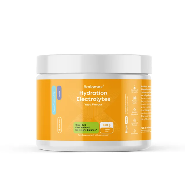 BrainMax® Hydration Electrolytes, Yuzu, 300 g